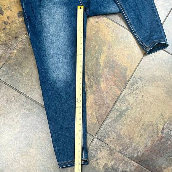 Terra & Sky Blue Jean Jegging 0X 14W - Picture 2 of 7